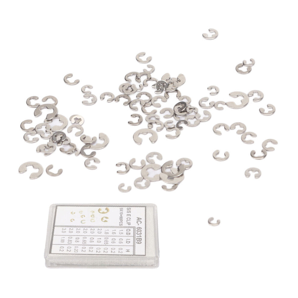 Watch Washer Clip Assorted Kit Different Sizes E