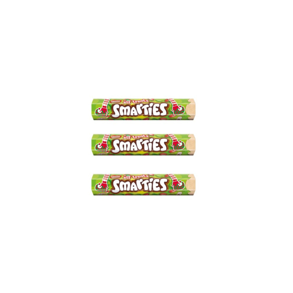 Smarties Elf Treats Milk Chocolate Giant Tube 120g (Pack of 6)
