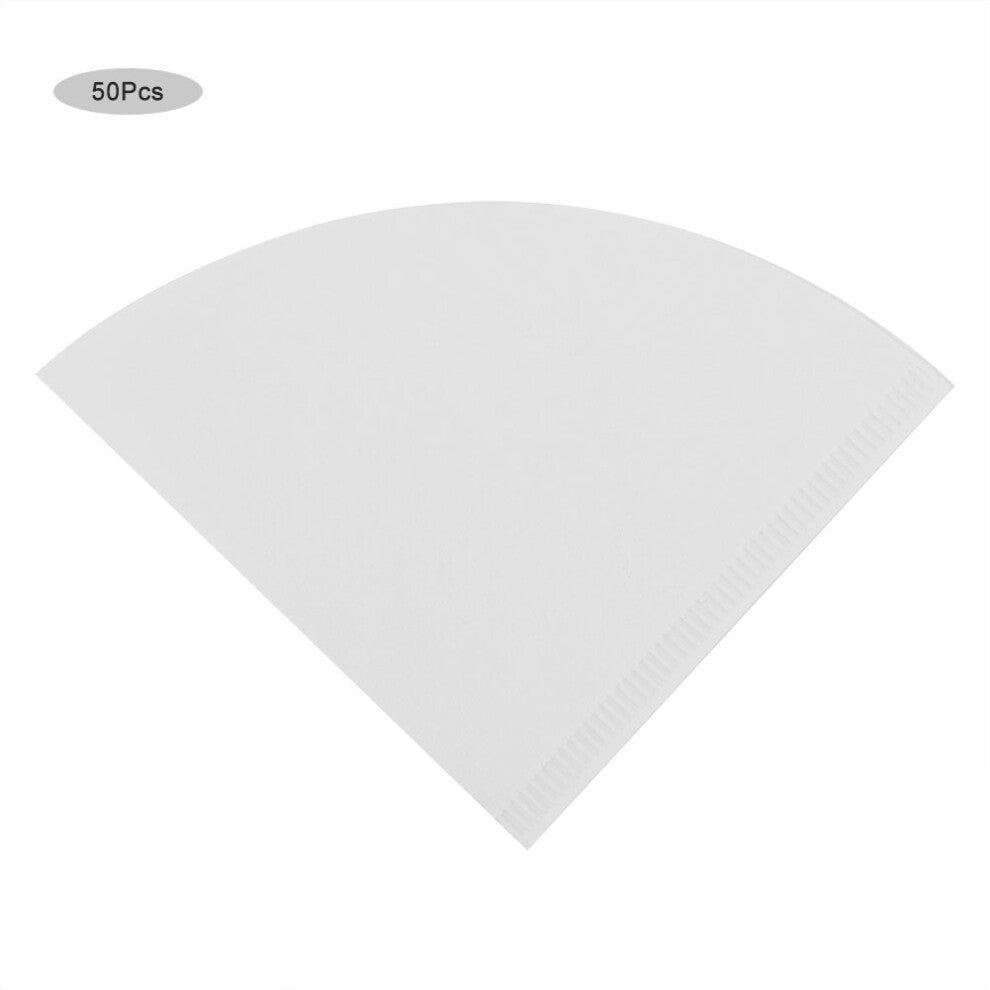 50PCS COne Shape Drip Coffee Powder Filter Papers