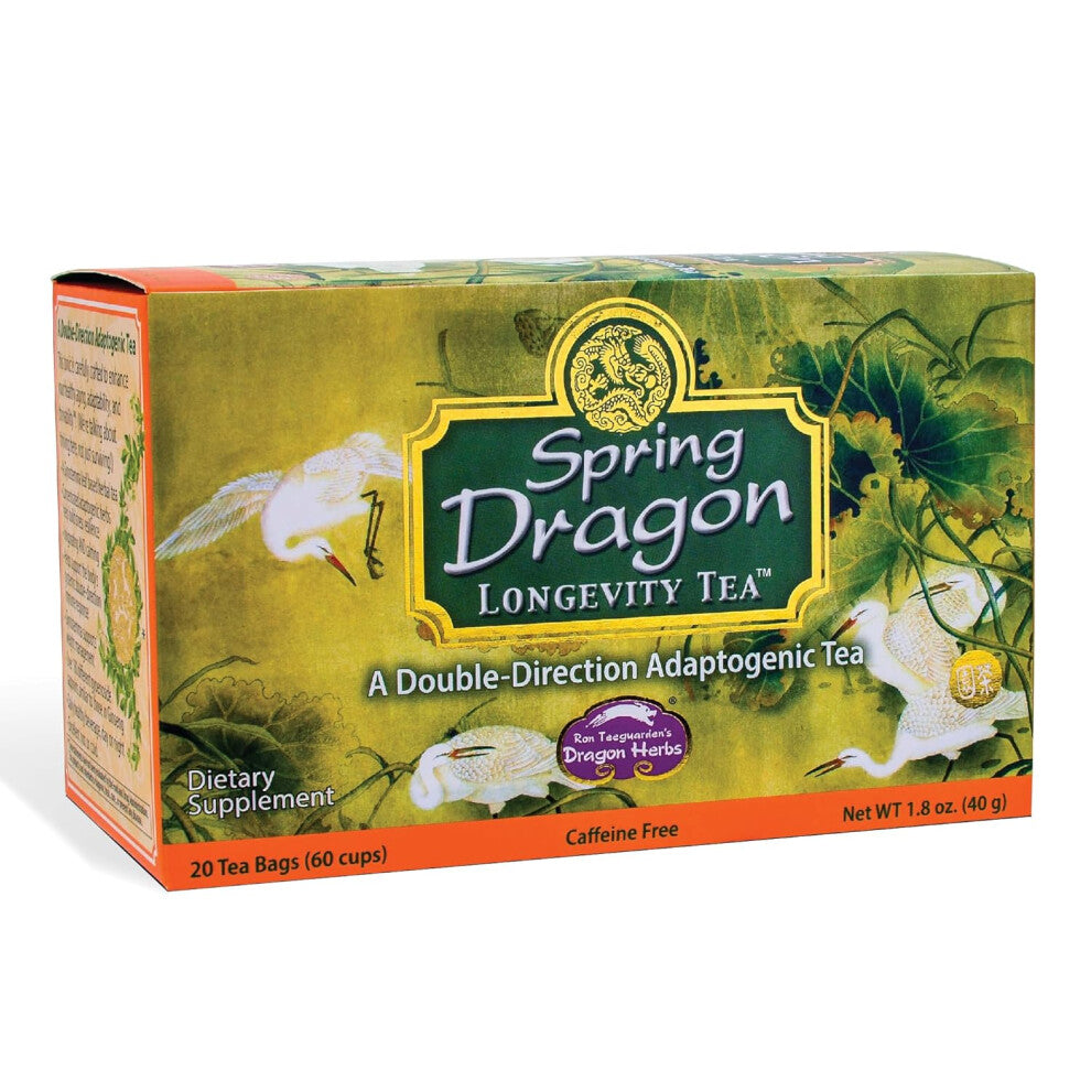 Dragon Herbs Spring Longevity Tea Caffeine Free 20 Tea Bags 40 g