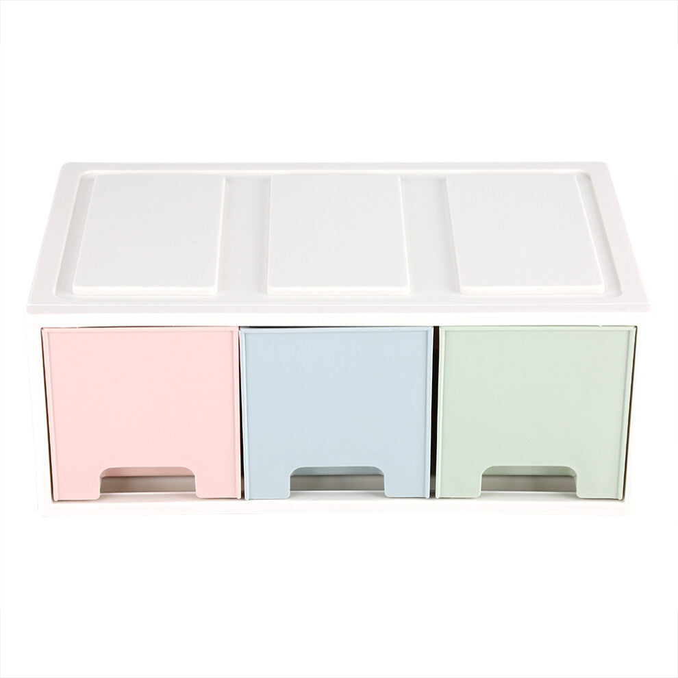 Colorful Desktop Storage Box with Drawers Jewelry