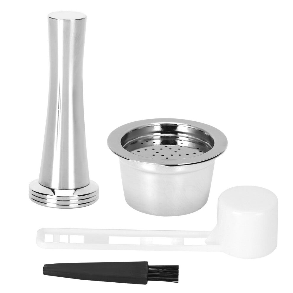 Refillable Capsule Coffee Filter Set Coffee Tamper