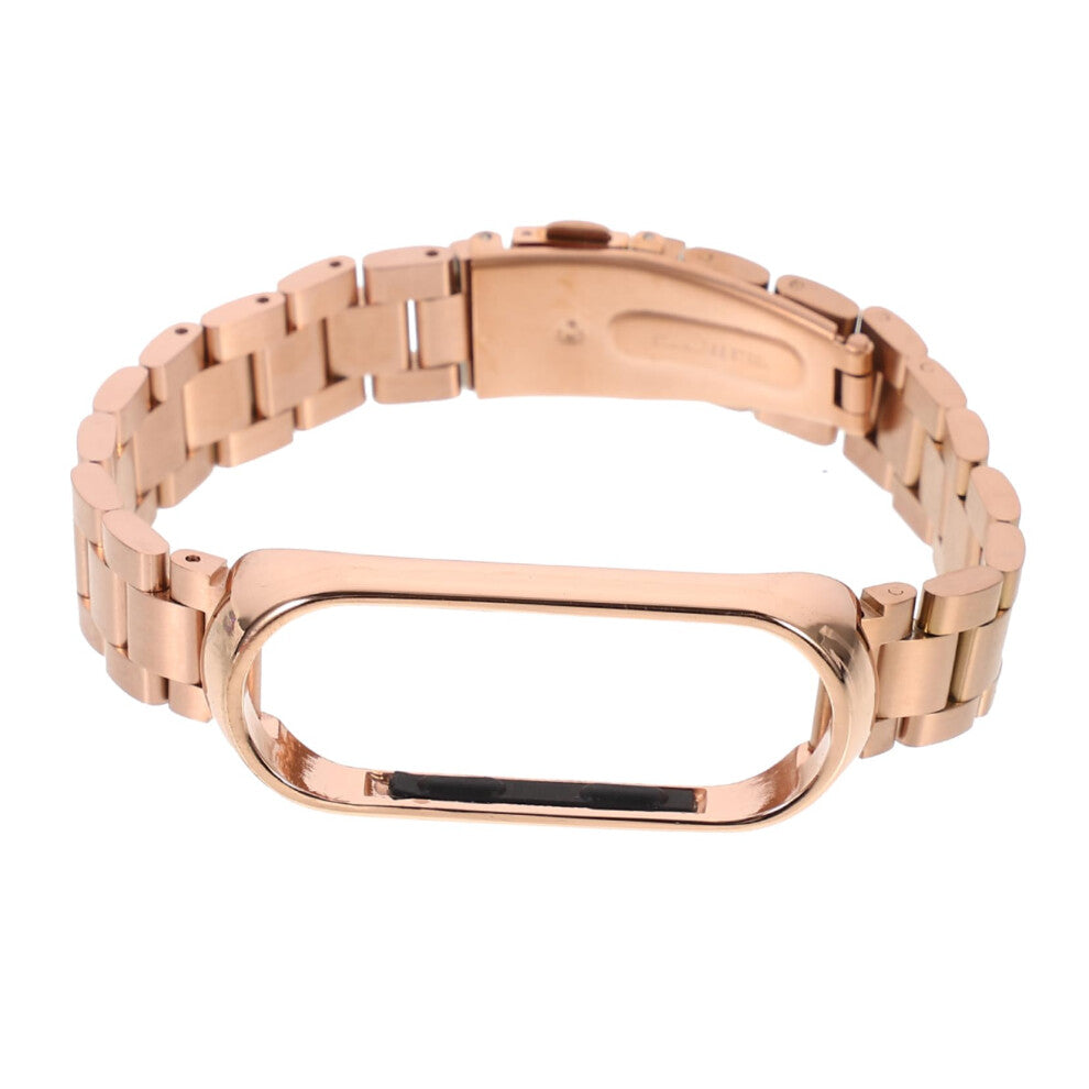 3 Pcs Stainless Steel Watch Band Strap Accessories for Men's Smart Watches, Adjustable Replacement Wristbands, Compatible with Relojes Inteligentes