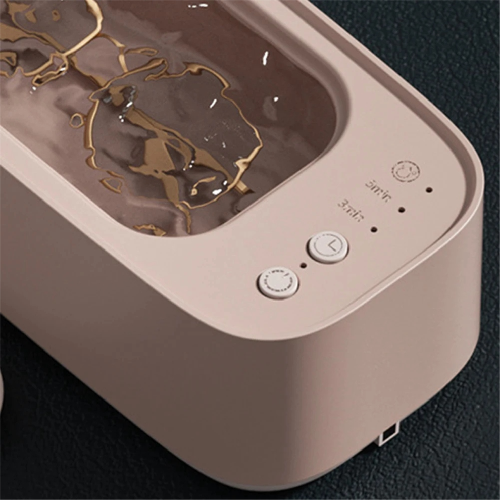 Portable High-Frequency Vibration Cleaners 3Gear 360Cleaning Machine Timing for Jewelry-Pacifier-Makeup Tool-Eyeglass-B