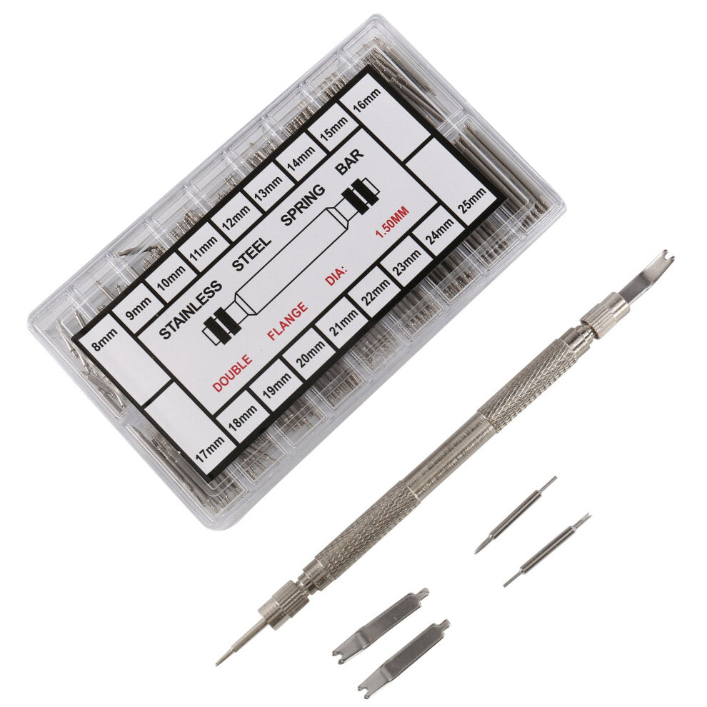 360 pcs 8-25 mm stainless steel watches Spring Bars + pins Watchband bar Bar
