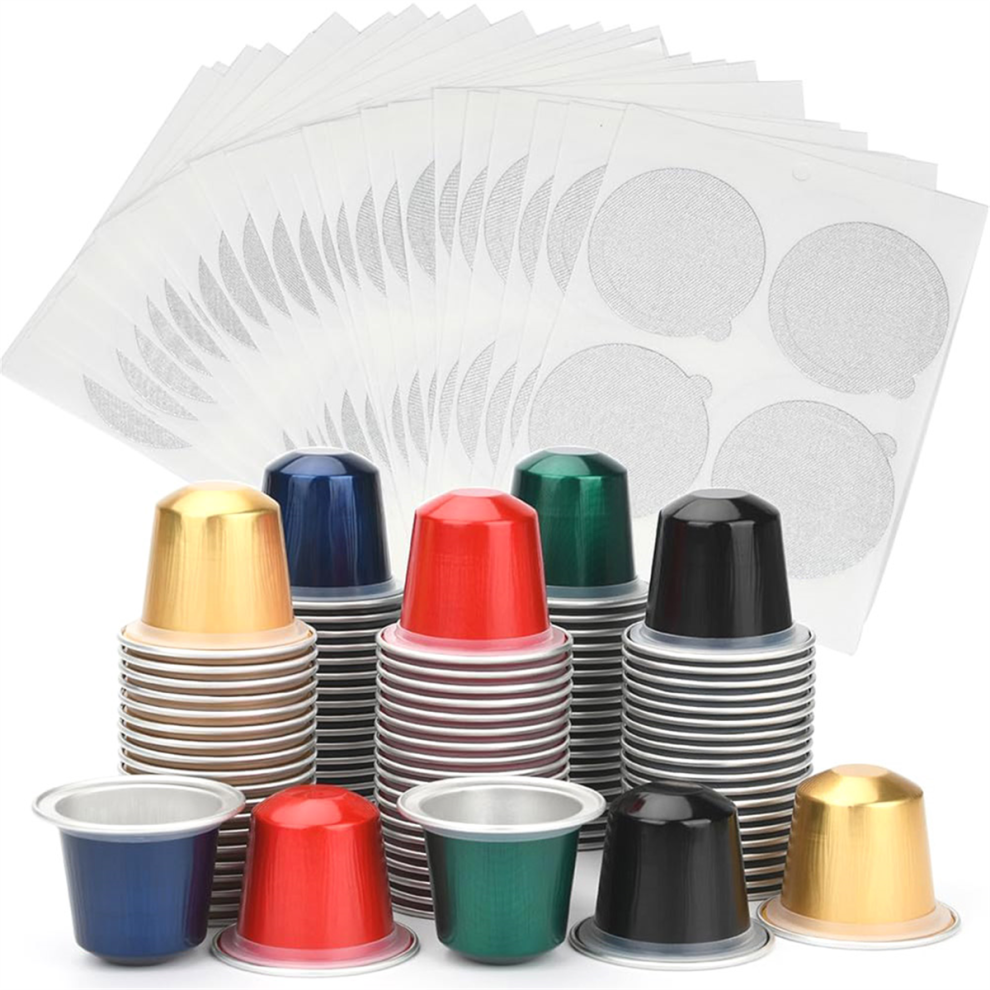 Fillable Empty Aluminum Foil Capsules Coffee Pods