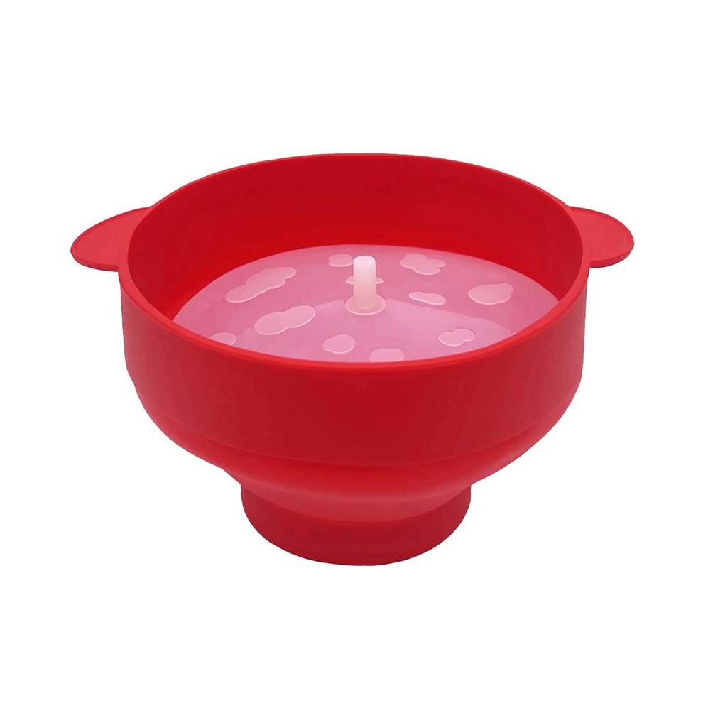Popcorn Popper with Lids - Silicone Maker Bowls Container