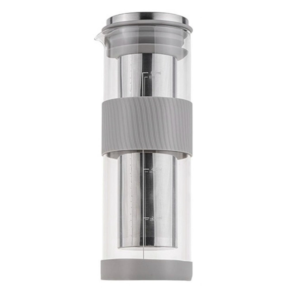 Portable Airtight Cold Brew Iced Coffee Maker Tea Infuser -800ml Kettl