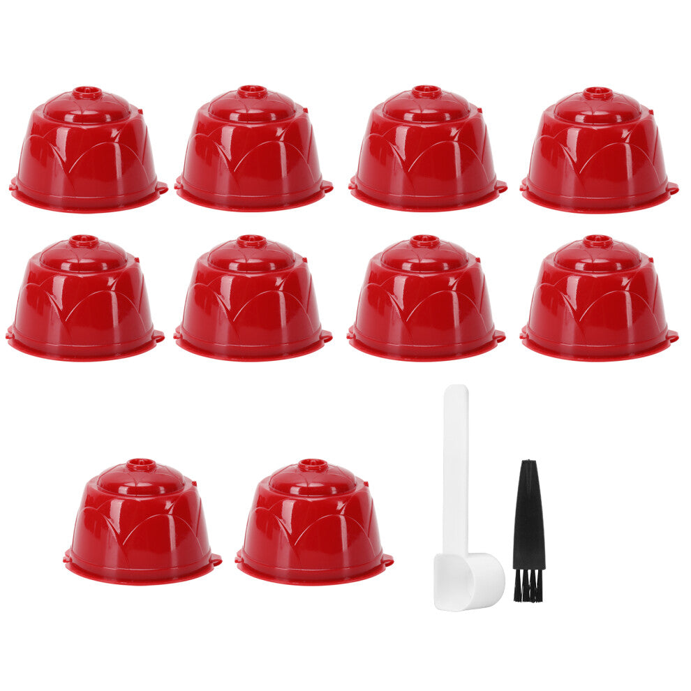 Reusable Coffee Capsule Filter Spoon Brush Kit Fit