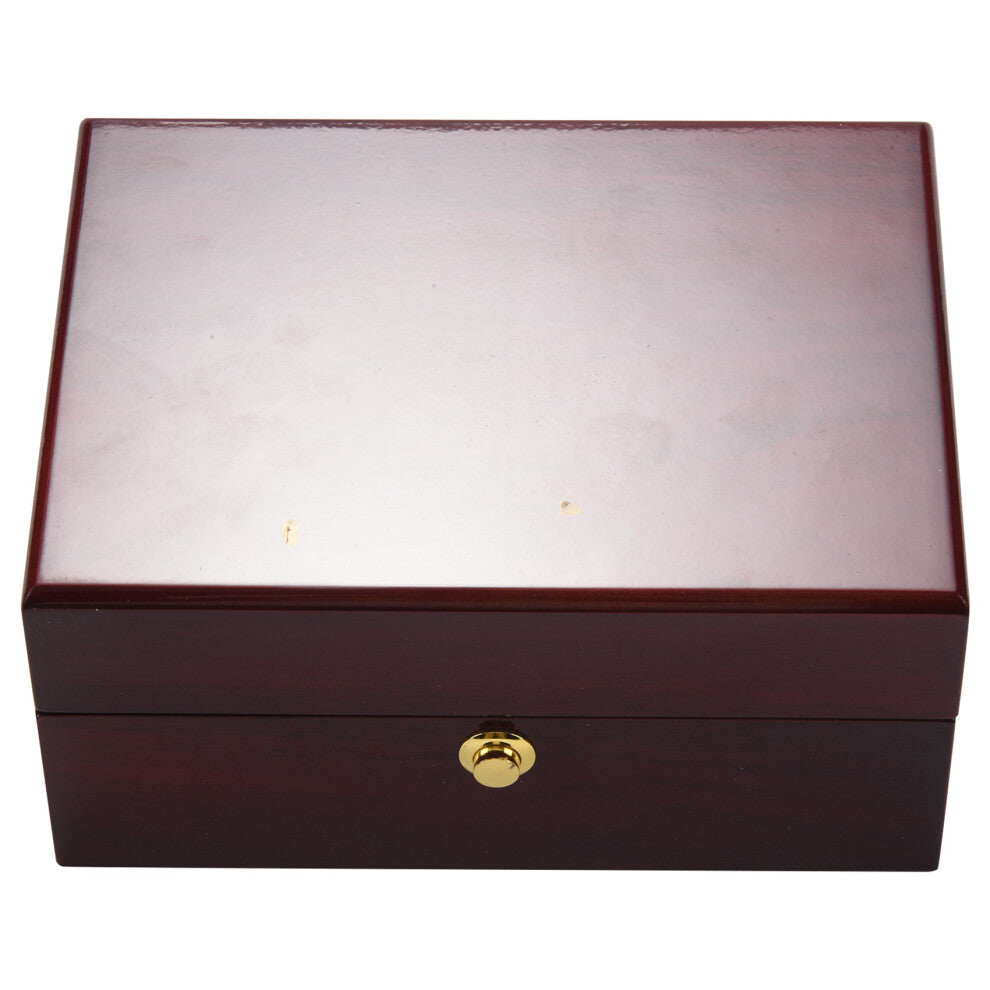 Large Size Wood Lacquered Glossy Single Watch Box with PU Leather Cush
