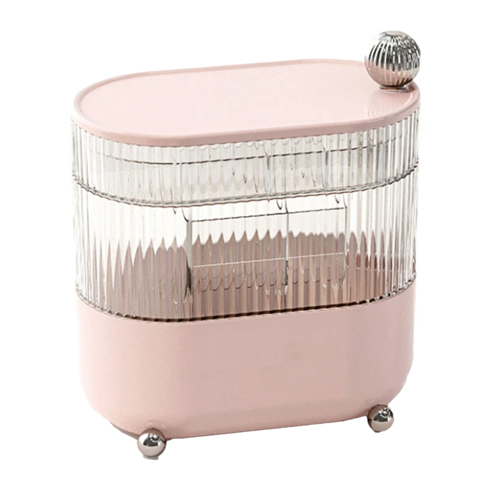 Rotatable Jewelry Boxs Multi-Layer Desktop Storage Box for Cosmetics L