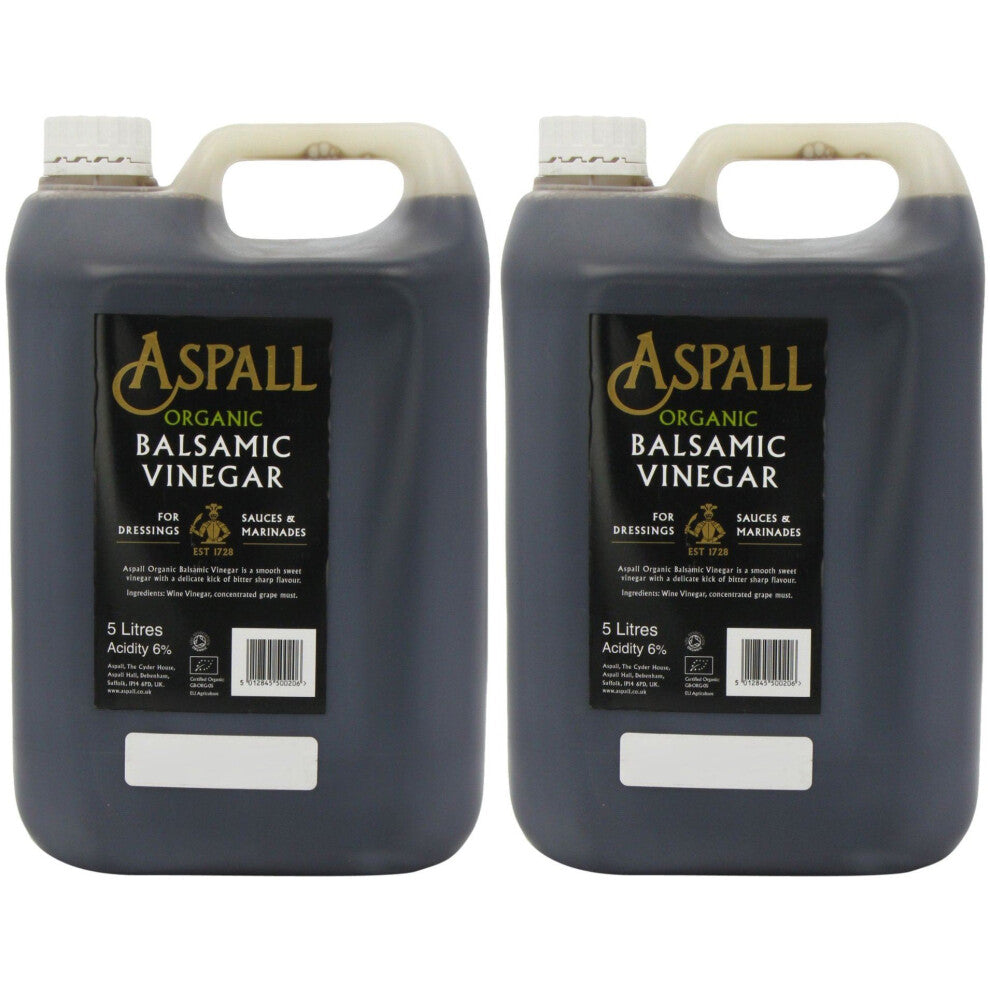 Aspall Balsamic Vinegar - Organic| 5 Ltr |2 PACK