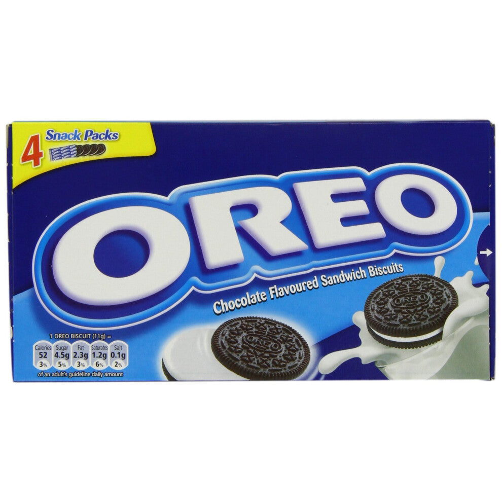 Oreo Cookies Vanilla 176 g (Pack of 12)