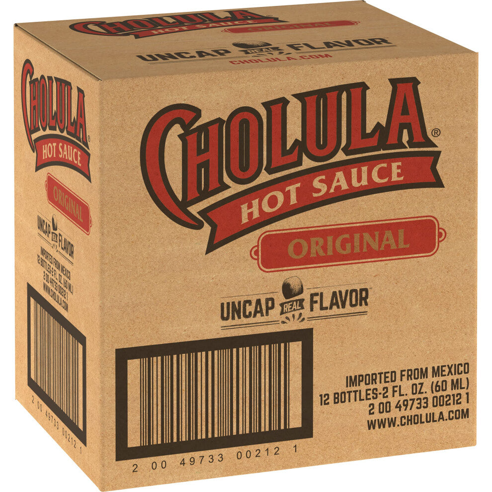 Cholula Original Hot Sauce, 60ml, Pack of 12