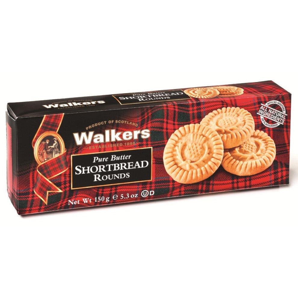 Walker's Shortbread Rounds Shrtbrd Cookie (12x5.3oz)