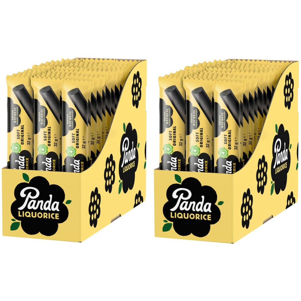 Panda ? | Natural Soft Original Liquorice Sweets Bars | Pure Panda Licorice Sweet Made with Only Four Natural Ingredients | Vegan,Fat Free &