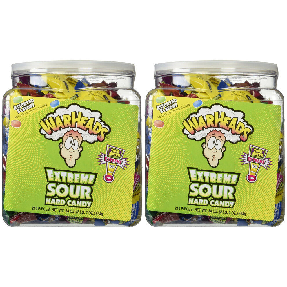 Warheads Extreme Sour Hard Candy (Pack Of 480)