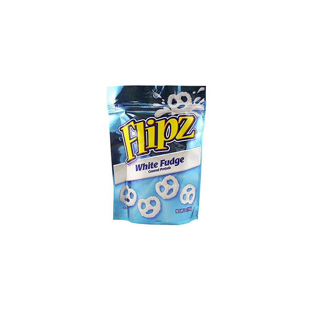 Pretzel Flipz White Fudge Covered Pretzels, 141 g, Pack of 12