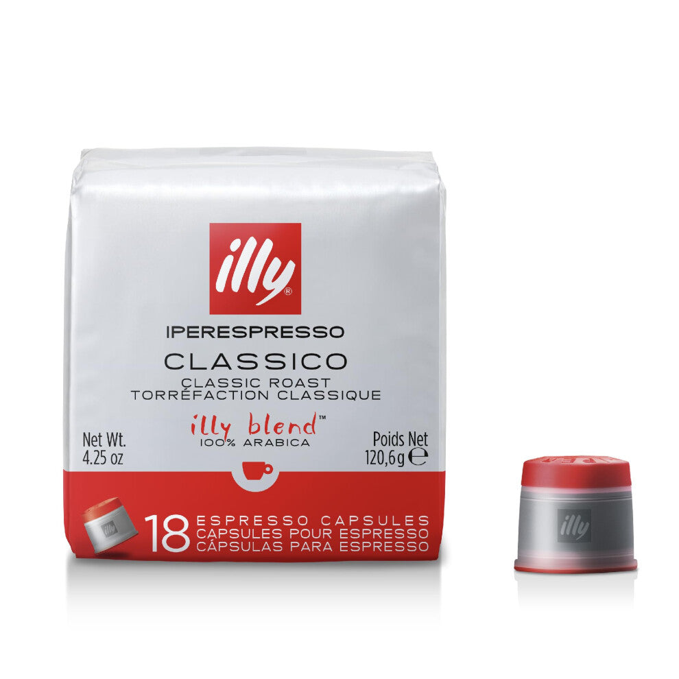 illy Coffee - iperEspresso Capsules - illy Coffee Pods - Classico Medium Roast - 100% Arabica Beans - ideal for Espresso and Cappuccino - Francis