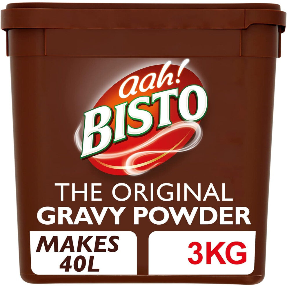 Bisto The Original Gravy Powder Just Add to Roasting Juices, 3 kg Tub (Pack of 1) - Packaging may vary