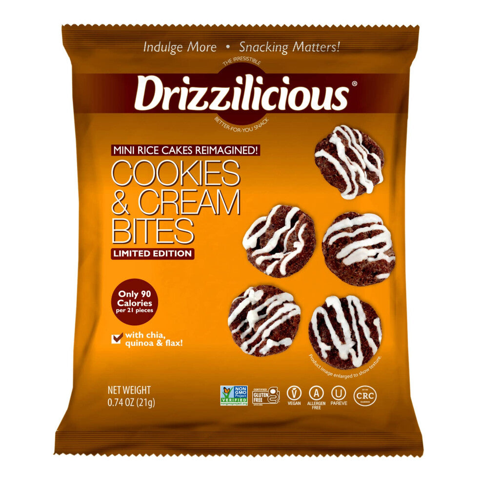 Drizzilicious SMALL Cookies & Cream 80 x 21g