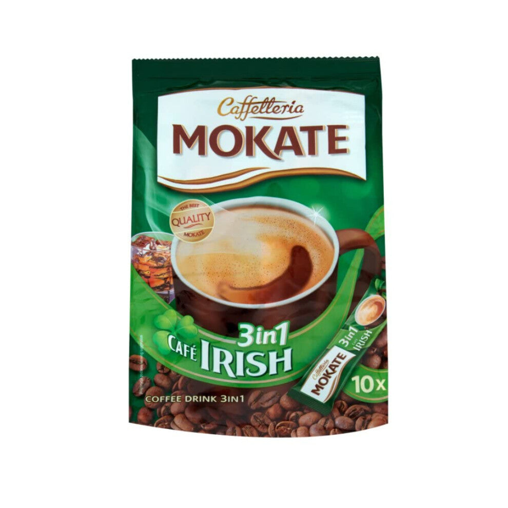 Mokate Irish 3in1 Coffee 10 x 18gr x 10 Pack