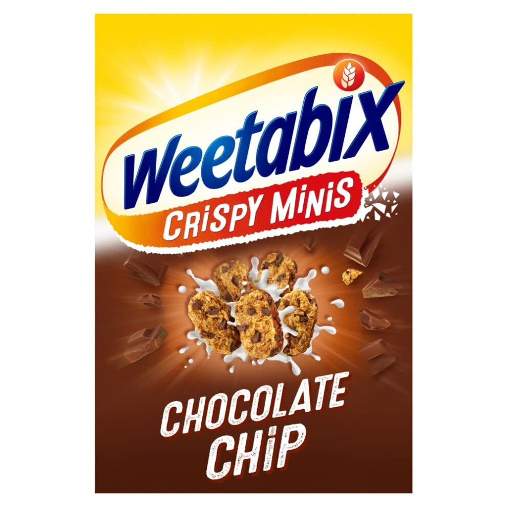 Weetabix Crispy Minis with Chocolate Chips, 600g (Pack of 10)