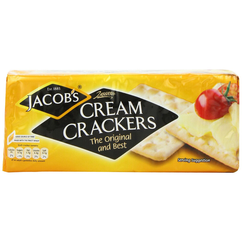 Jacobs Cream Crackers Biscuits 200 G (pack Of 24)