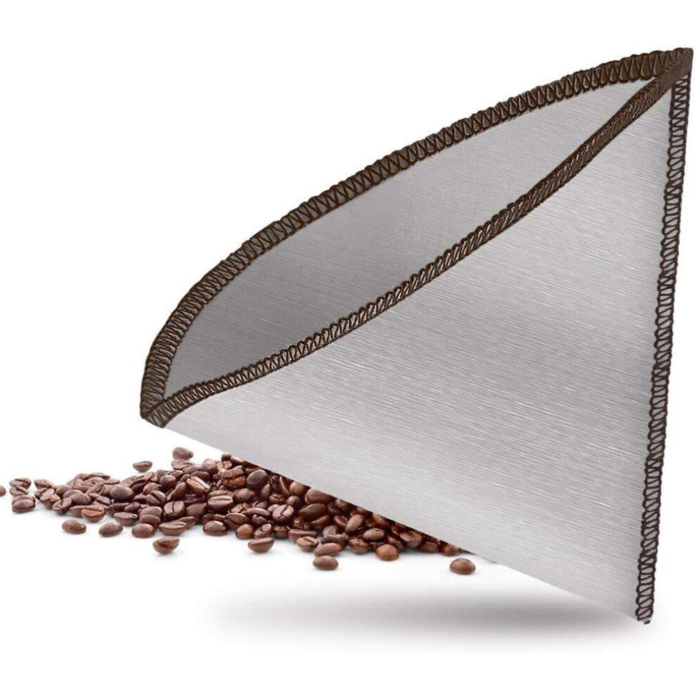 Reusable Pour Over Coffee Filter Flexible Stainless Steel Mesh Coffee Filter