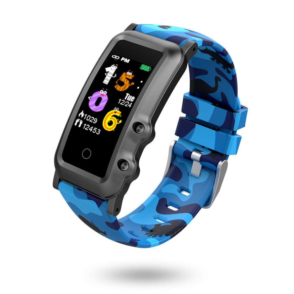 BIGCHINAMALL Kids Fitness Trackers, Boys Girls Activity Tracker Smartwatch Kid Watches With Heart Rate Monitor Digital Alarm Clock Best Kids Gift