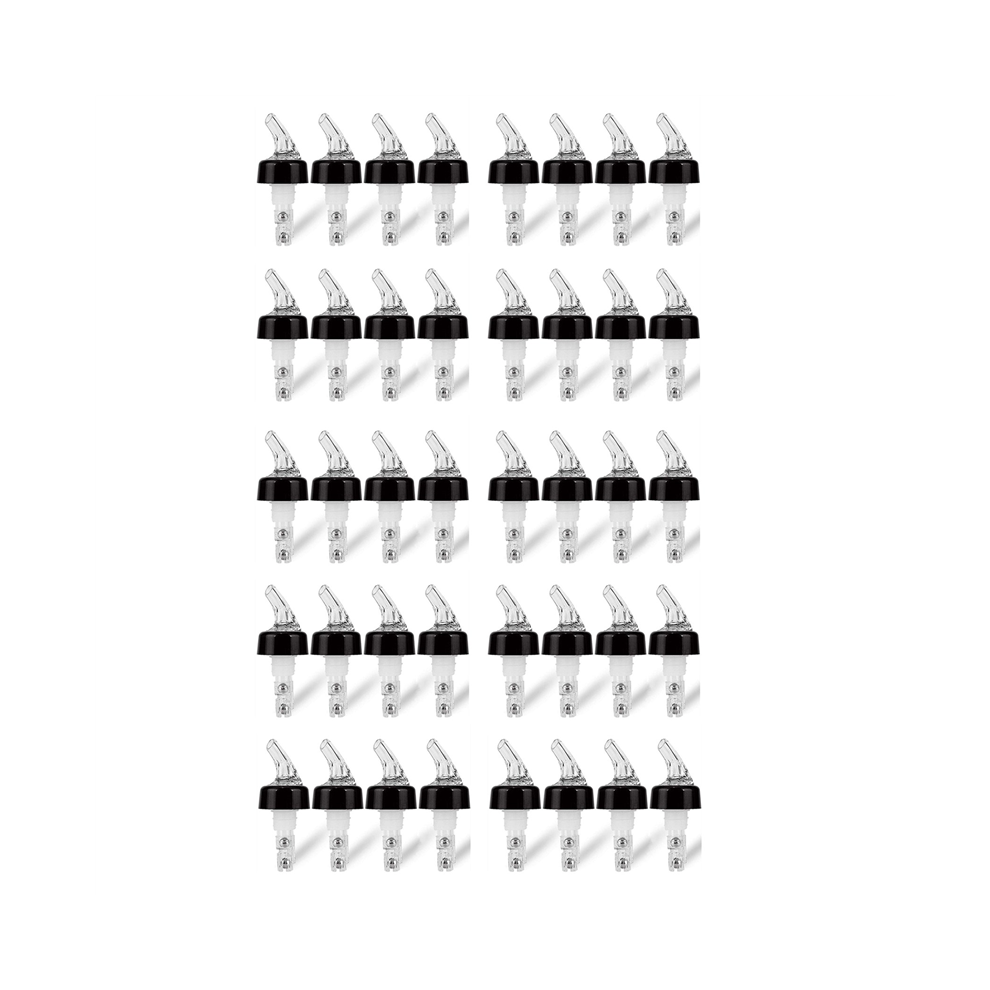 40 Pcs 1Oz Automatic Measured Bottle Pourer - Spirit Measure Pourer Drinks Wine Cocktail Dispenser Home Bar Tools