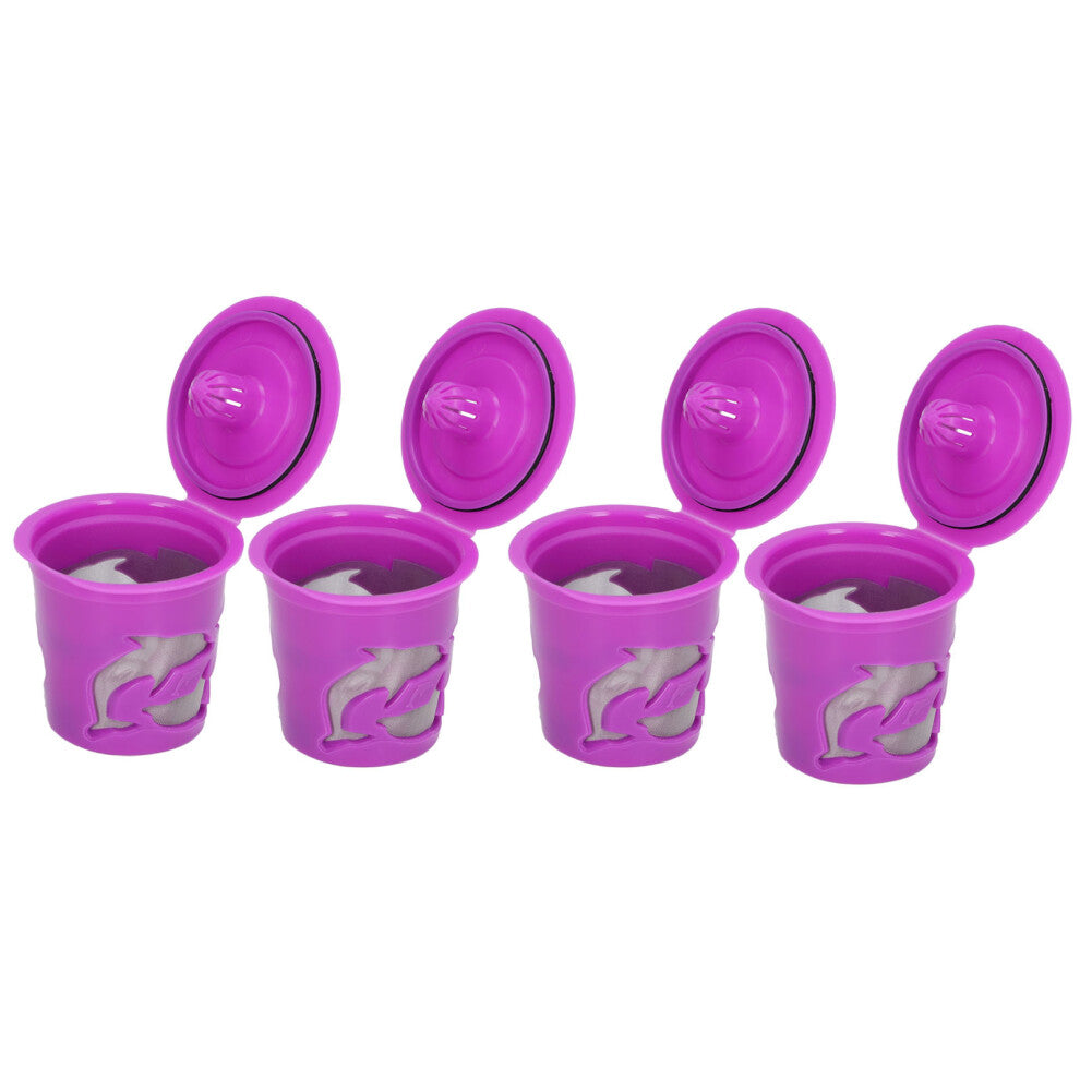 100ML 4Pcs Refillable Reusable Coffee Capsule Cup