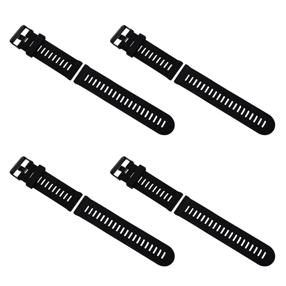 For 3 Soft Silicone Watch Band+Tool Kits Black