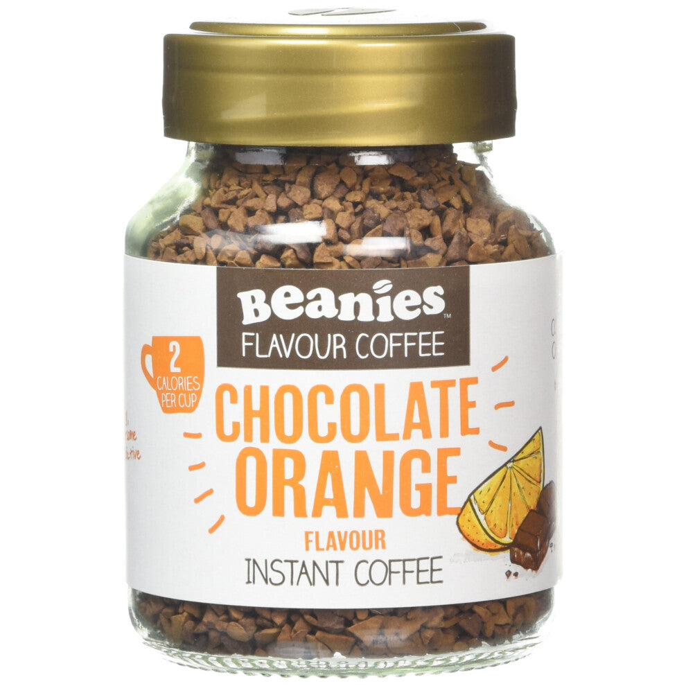 Beanies Instant Coffee Chocolate Orange 50 g (Pack of 6)