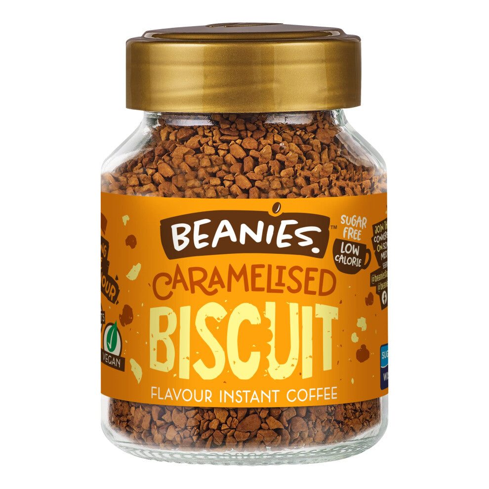 Beanies Flavour Coffee Caramelised Biscuit Flavoured Coffee 6 x 50g