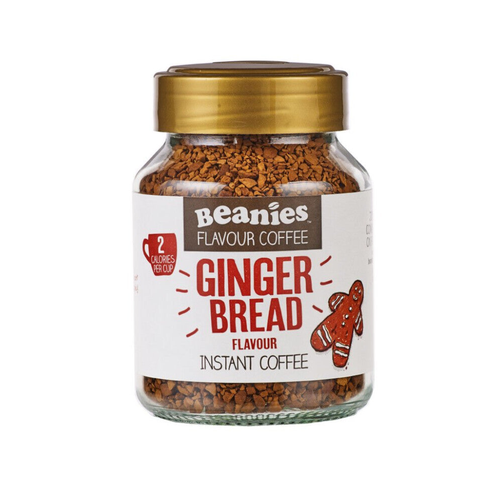 Beanies Gingerbread Flavoured Instant Coffee 50 g (Pack of 6) Packaging may vary
