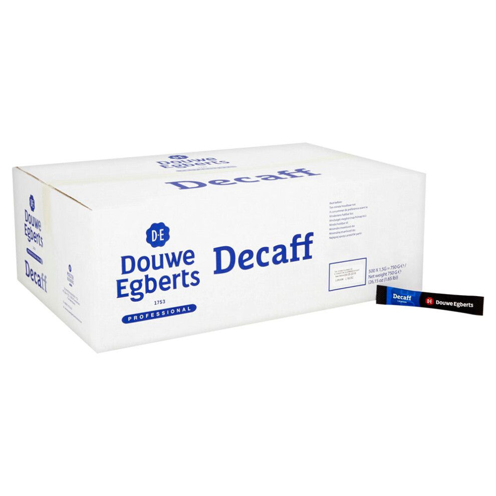 Douwe Egberts Decaff Instant Coffee Sticks 1.5g (500 Sachets) - Decaffeinated