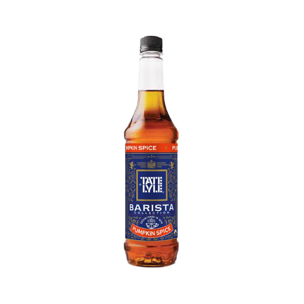 Tate & Lyle - Pumpkin Spice Syrup - Vegan and Vegetarian Friendly - Pumpkin Spice Coffee Syrup, Cold and Hot Drinks - 750ml