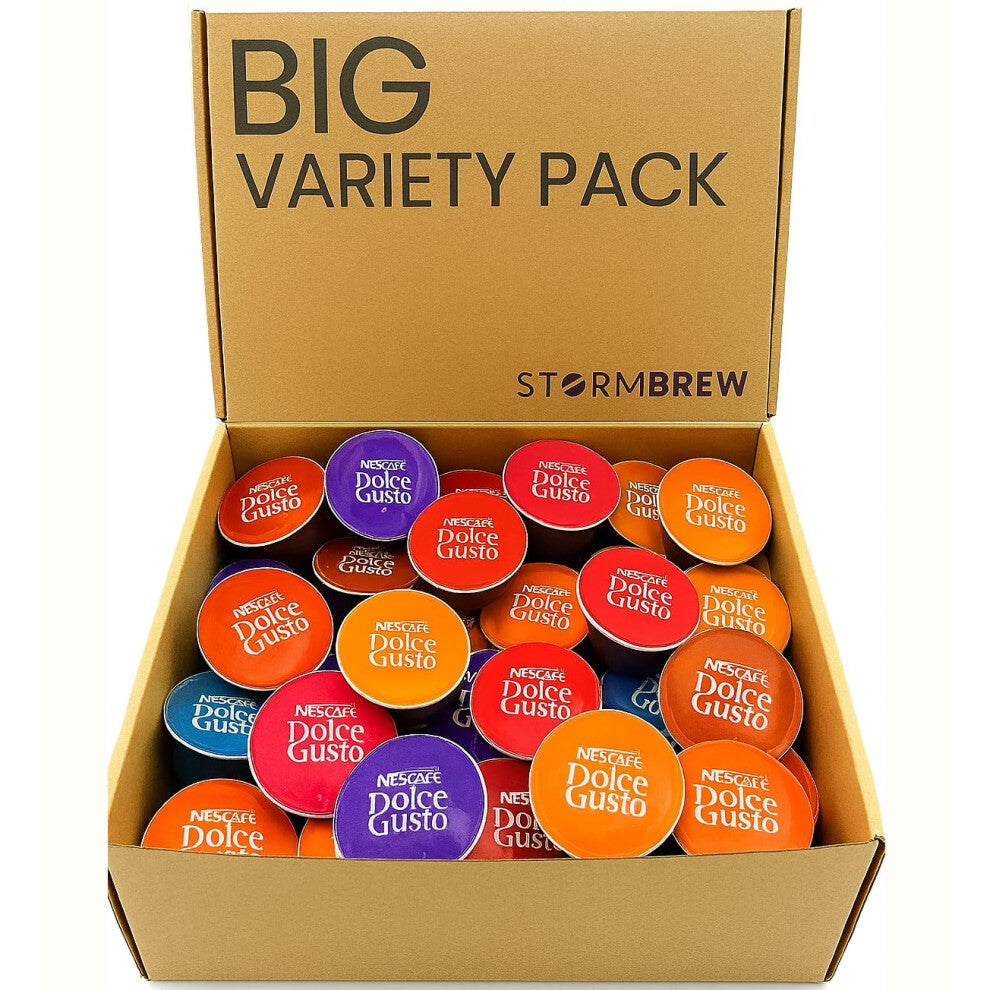 NESCAFÉ DOLCE GUSTO x20 Coffee Pods Variety Pack (Total of 20 Different Flavours Pods) - ONLY COFFEE PODS