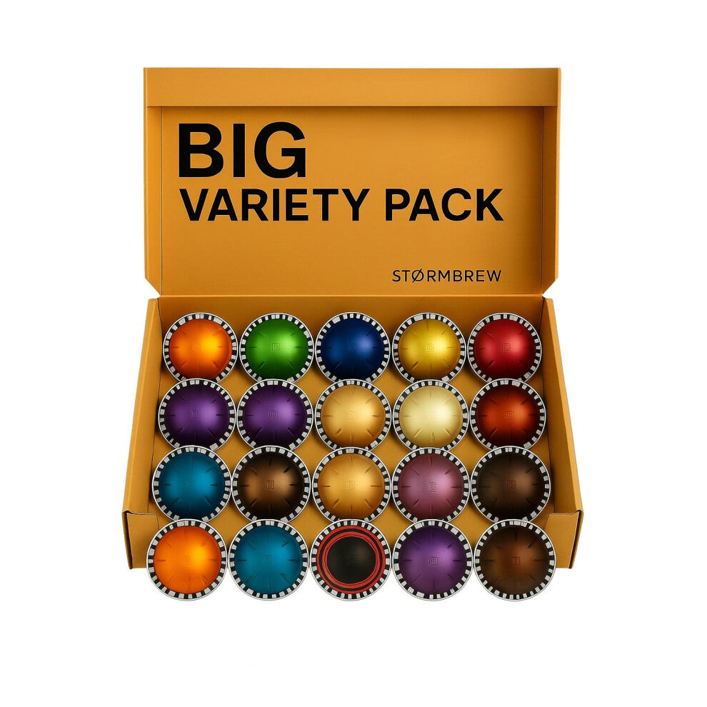 Nespresso Vertuo Line Coffee Capsules Starter Pack (Pack of 20 Pods) - Variety Selection Box