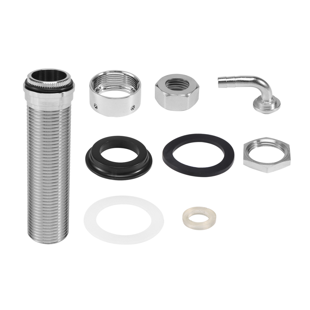 92.5mm Stainless Steel Elbow Shank Beer Tap Draft Faucet Accessories with Diameter 8mm for