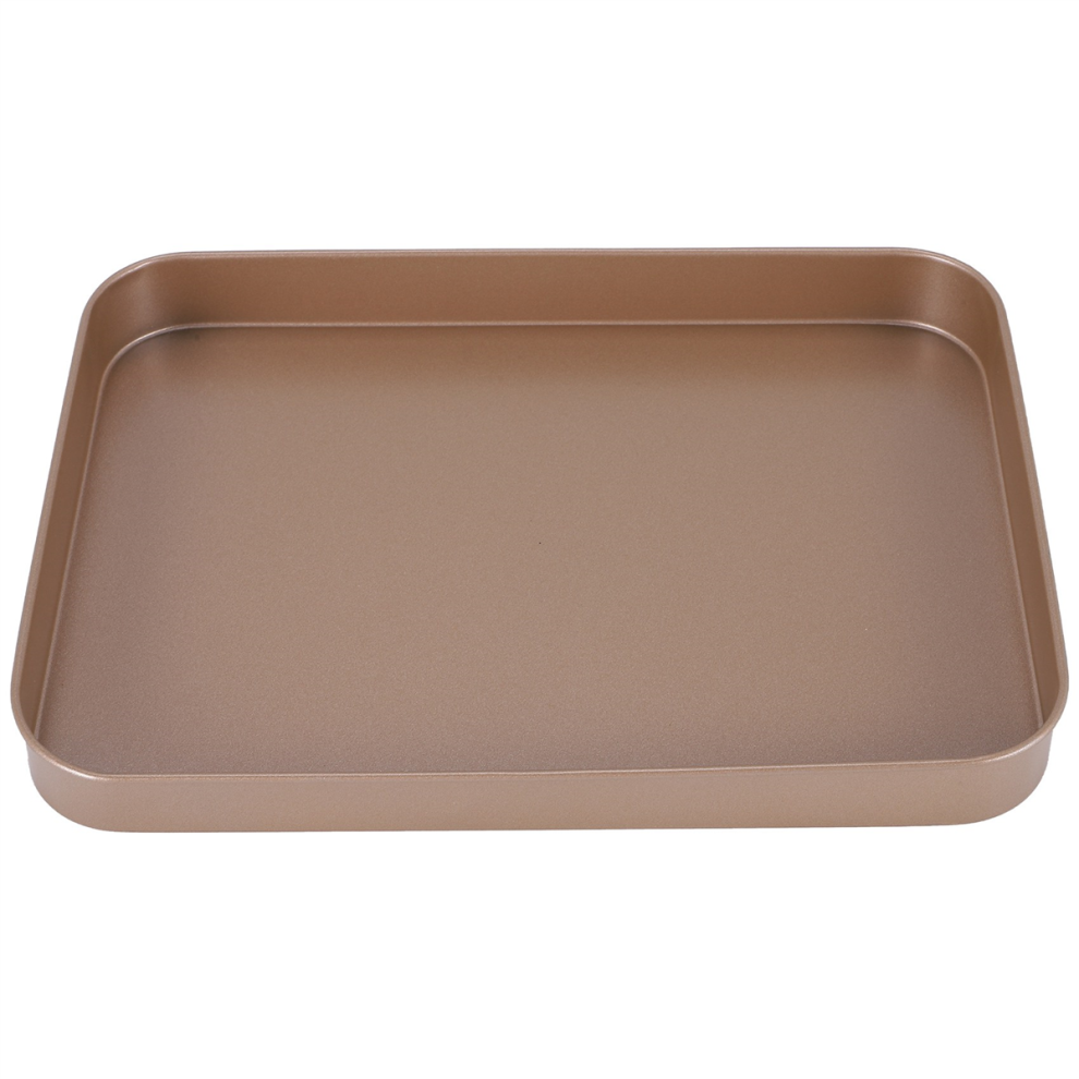 Baking Tray Set, Nonstick Cookie Pan Set Professional Sheet, Bakeware Rectangular Cake for Oven 3-Pieces