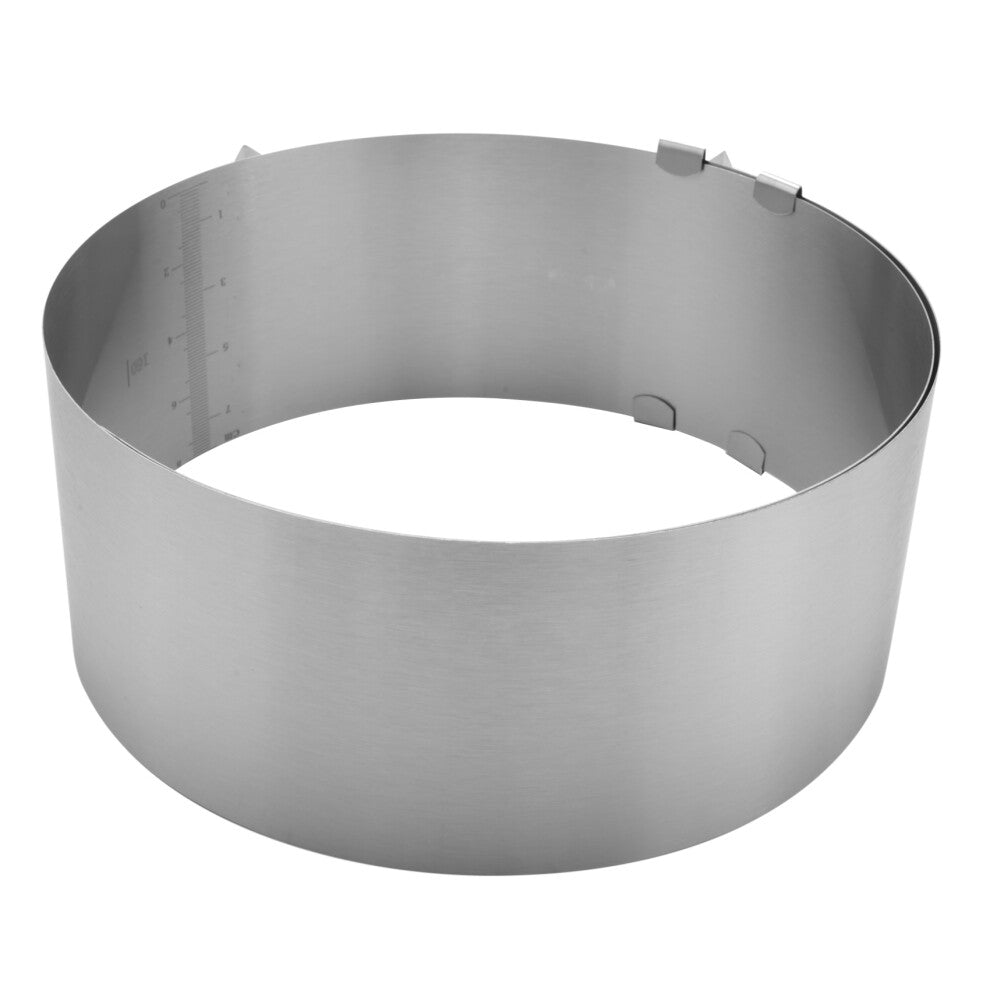 Cake Ring 6 to 12 Inch Adjustable Round Stainless Steel Mousse Mould Bakeware Tools Decorating Mold Baking
