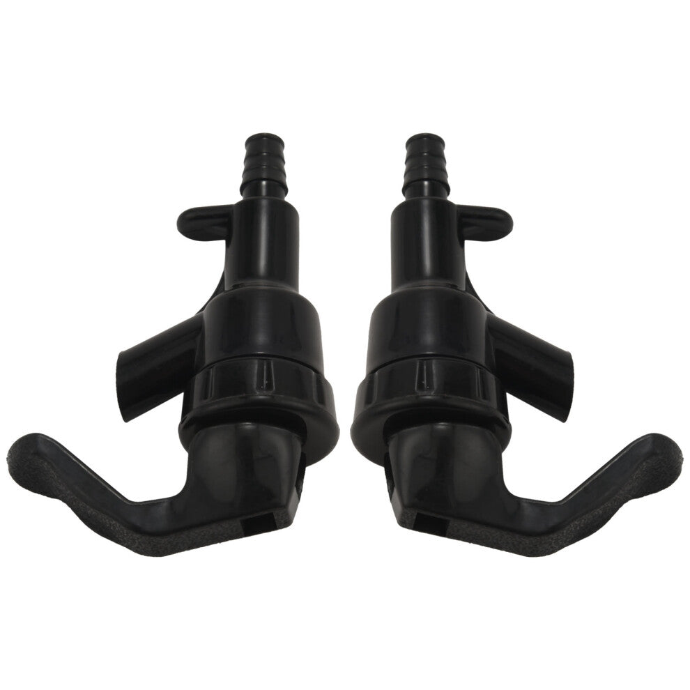 2Pcs-Lot Plastic Picnic Squeeze Faucet Tap For Beer Brewing Homebrew Soda Liquid Dispenser