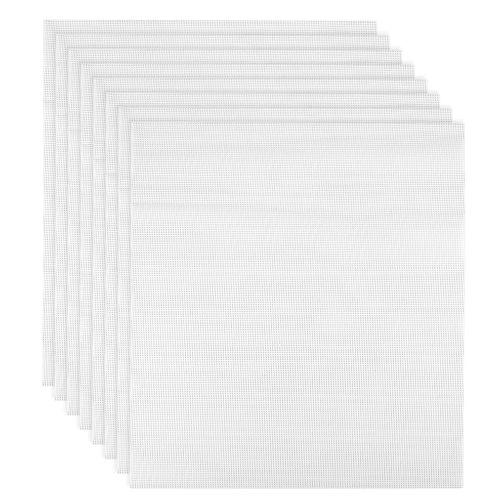 Non-Stick Silicone Dehydrator Sheets,Fruit Mats Reusable Steamer Mat Mesh Sheet for Fruit Dryer 8 Pcs