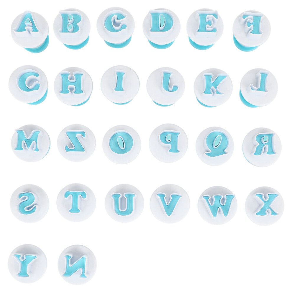 Letter Mold Plastic Bakeware Pastry Mini Uppercase Cake Decorating Tool Chocolate Fondant Cookies Cutter Cupcake
