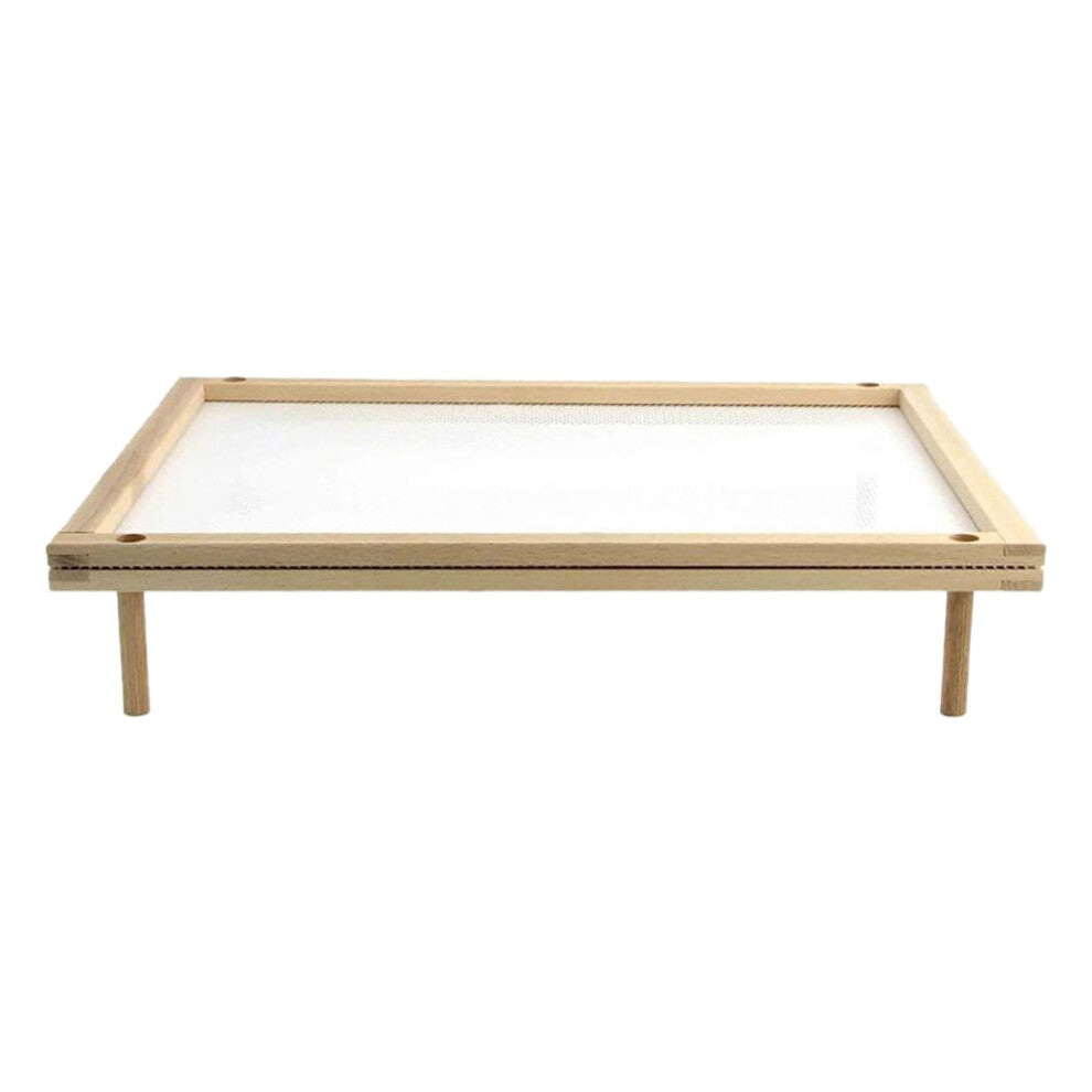 Pasta Drying Rack, Noodle Dryer for Homemade Noodle,Natural Wood Rack with 4 Single Base Stick