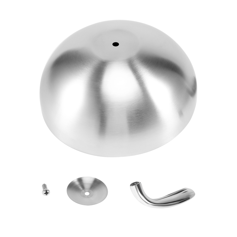 1Pcs 20cm Stainless Steel Steak Cover Teppanyaki Dome Dish Lid Home Round Oil Proof Meal Food Kitchen Cooking