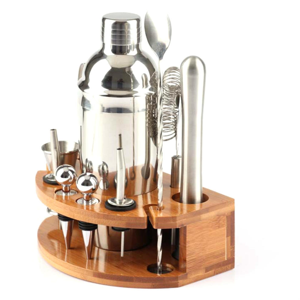 Cocktail Shaker Set, Making Set 750Ml Stainless Steel Bar Tool Bartender Kit, Accessories for Home Pub