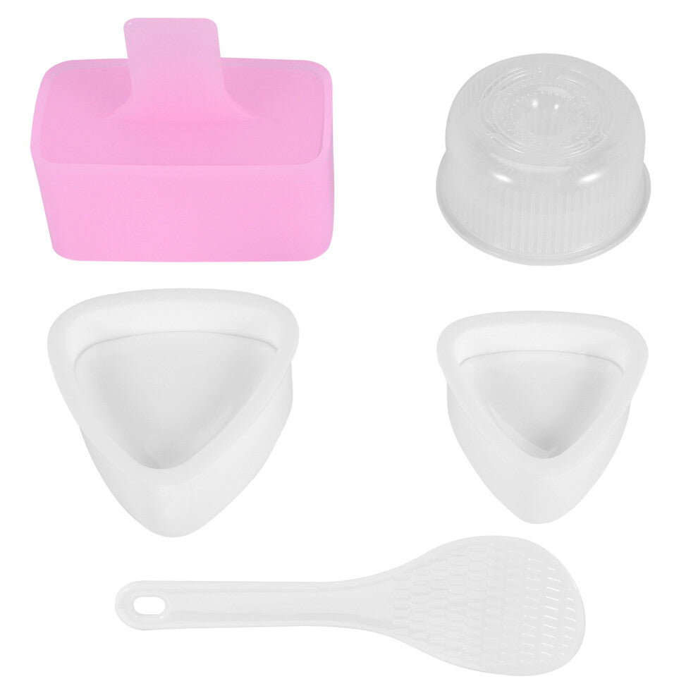 Sushi Maker Molds Onigiri Mold Musubi Rice Paddle Making for Home Kitchen